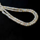 1 Full Strand Natural Ethiopian Welo Opal Smooth Rondelles Beads -Opal Rondelle 3mm-5mm 16 Inch BRU107 - Tucson Beads