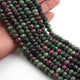 1 Strand Ruby Zosite Faceted Rondelles-Gemstone Beads- 8mm-9mm -14 Inch BR931 - Tucson Beads