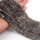 1  Long Strand Labradorite Faceted Roundells -Round Shape Roundells  4mm-5mm-10 Inches BR0808 - Tucson Beads