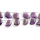 1  Long Strand Shaded Amethyst  Smooth Briolettes - D Shape Briolettes  18mmx12mm-16mmx10mm -7 Inches BR01572 - Tucson Beads