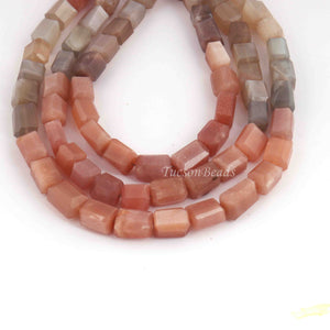 1 Strand  Multi Moonstone Faceted Tumbled Shape, Nuggets Beads , Step Cut , Briolettes - 16mmx10mm - 16 inches BR0029 - Tucson Beads