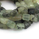 1 Strand  Prehnite Faceted Tumbled Shape, Nuggets Beads , Step Cut , Briolettes - 15mmx10mm - 16 inches BR0037 - Tucson Beads