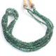 120 Carats 2 Strands Of Precious Genuine Emerald Necklace - Faceted Rondelle Beads - Rare & Natural Emerald Necklace - Stunning Elegant Necklace SPB0029 - Tucson Beads