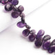 1  Long Strand  Amethyst  Smooth Briolettes - Pear Shape  Briolettes  13mmx10mm-17mmx11mm -8 Inches BR1199 - Tucson Beads