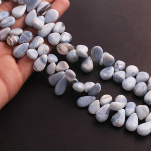 1 Long Bolder Opal Smooth  Briolettes - Pear Shape Briolettes  8 mmx7 mm-20mmx10mm- 11 Inches BR1137 - Tucson Beads