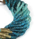 2 Strand Shaded Neon Apatite Faceted Rondelles , jewelry making supplies-  4mm 13.5 inche BR0530 - Tucson Beads