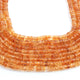 1 Strand Citrine Smooth Heishi Wheel  Briolettes - Wheel  Briolettes 4mm-5mm 13 Inch BR260 - Tucson Beads