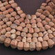 1  Long Strand Brown Jasper Faceted Briolettes Fancy Shape Briolettes 10mmx9mm-8 Inches BR01544 - Tucson Beads