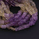 1 Strand  Amethyst & Lemon Quartz  Faceted Tumbled Shape, Nuggets Beads , Step Cut , Briolettes - 12mmx10mm-15mmx10mm - 12.7  inches BR0036 - Tucson Beads