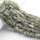 1 Long Strand Prehnite  Faceted Tumbled Shape, Nuggets Beads , Step Cut , Briolettes - 12mmx9mm-16mmx10mm- 10 inches BR01510 - Tucson Beads