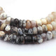 1 Strand Dendrite Opal Faceted Rondelles - Rondelle Beads 5mmx7mm 19 Inches BR3828 - Tucson Beads