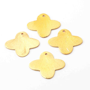 10 PCS Star Charm 24k Gold Plated On copper - Golden stamp finish charm 24mm GPC1043 - Tucson Beads