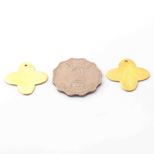 10 PCS Star Charm 24k Gold Plated On copper - Golden stamp finish charm 24mm GPC1043 - Tucson Beads