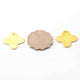 10 PCS Star Charm 24k Gold Plated On copper - Golden stamp finish charm 24mm GPC1043 - Tucson Beads