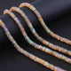 1 Long Strand Ethiopian Opal Smooth Roundels - Ethiopian Roundels Beads 3mm-4mm 16 Inch BR2658 - Tucson Beads