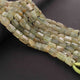 1 Long Strand Prehnite  Faceted Tumble Shape, Nuggets Beads , Step Cut , Briolettes -8mmx7mm-15mmx10mm- 10.5 inches BR01607 - Tucson Beads