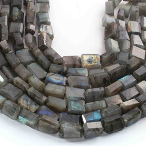 1 Strand Labradorite Faceted Nuggets Beads- Faceted Nuggets Briolettes - 15mmx10mm-9mmx8mm 11 Inch. BR01615 - Tucson Beads