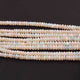 1 Strand Natural Ethiopian Welo Opal Smooth Roundels Beads - Opal Roundels 3mm-5mm 16 Inch  BR0868 - Tucson Beads