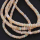 1 Full Strand Natural Ethiopian Welo Opal Smooth Rondelles Beads - Ethiopian Opal Rondelle 3mmx4mm-4mmx6mm 16 Inch br1645 - Tucson Beads