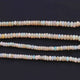 1 Full Strand Natural Ethiopian Welo Opal Smooth Rondelles Beads - Ethiopian Opal Rondelle 3mmx4mm-4mmx6mm 16 Inch br1645 - Tucson Beads