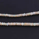 1 Full Strand Natural Ethiopian Welo Opal Smooth Rondelles Beads -Opal Rondelle 3mm-5mm 16 Inch BR3190 - Tucson Beads