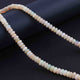 1 Full Strand Natural Ethiopian Welo Opal Smooth Rondelles Beads -Opal Rondelle 3mm-5mm 16 Inch BR3190 - Tucson Beads