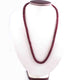 1 Strand Garnet Braided Strand maroon burgundy red many stones All there garnets heavy stranded Spanish garnet necklace BR01021 - Tucson Beads