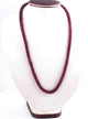 1 Strand Garnet Braided Strand maroon burgundy red many stones All there garnets heavy stranded Spanish garnet necklace BR01021 - Tucson Beads