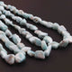 1  Strand Larimar Smooth Briolette - Nuggets Shape Briolette - 5mmx6mm-16mmx9mm 16 Inch. BR3840 - Tucson Beads