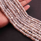 1 Strand Grey Moonstone Silver Coated Faceted Briolettes - Rondelles Beads - 6mm-9mm- 13 Inches BR01035 - Tucson Beads