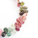 1 Strand Multi Tourmaline Faceted  Briolettes -  Pear Shape Briolettes  8mmx6mm-9mmx6mm 8.5 Inch BR1497 - Tucson Beads