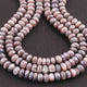 1 Long  Strand Multi  Moonstone Silver Coated Faceted Roundells  - Round Shape  Beads 9mmx5mm-  14 Inch BR4278 - Tucson Beads