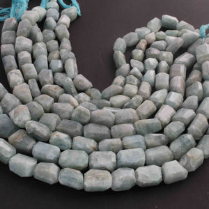 1 Strand Amezonite Faceted Nuggets Beads- Faceted Nuggets -17mmx12mm-10mmx9mm 10.5-Inches BR01629 - Tucson Beads