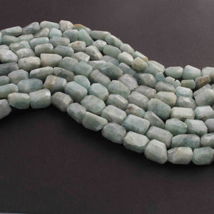 1 Strand Amezonite Faceted Nuggets Beads- Faceted Nuggets -17mmx12mm-10mmx9mm 10.5-Inches BR01629 - Tucson Beads