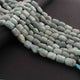 1 Strand Amezonite Faceted Nuggets Beads- Faceted Nuggets -17mmx12mm-10mmx9mm 10.5-Inches BR01629 - Tucson Beads