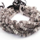 1 Strand Black Rutile Faceted  Rondelles- Rutile Rondelles Beads - 9mm - 13 Inches BR01025 - Tucson Beads