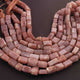 1 Long Strand Peach Moonstone Faceted Tumbled Shape, Nuggets Beads  , Briolettes - 11mmx9mm-15mmx9mm- 10 inches BR01639 - Tucson Beads