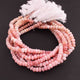 1 Strand Pink Opal Faceted  Rondelles- Rondelles Beads 6mm -7 mm - 11 Inches BR0840 - Tucson Beads