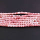 1 Strand Pink Opal Faceted  Rondelles- Rondelles Beads 6mm -7 mm - 11 Inches BR0840 - Tucson Beads