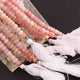 1 Strand Pink Opal Faceted  Rondelles- Rondelles Beads 6mm -7 mm - 11 Inches BR0840 - Tucson Beads