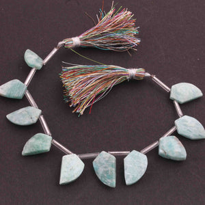 1 Strand Amazonite Fancy Briolettes - Fancy Shape Beads 17mmx10mm-26mmx16mm 8Inchs BR1553 - Tucson Beads