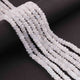 1 Strand White Rainbow Moonstone  Faceted  Rondelles- Rondelles Beads -5mm- 12 Inches BR2191 - Tucson Beads