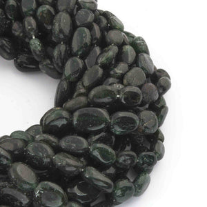 1 Strand Rare Fine Quality Natural Emerald Briolettes - Emerald Smooth Oval Beads 8mmx7mm-17mmx11mm 13 Inches BR1441 - Tucson Beads