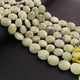 1  Long Strand Shaded Yellow Opal Faceted Briolettes -Coin Shape Briolettes - 13mmx19mm 10- Inches BR01624 - Tucson Beads