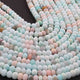 1  Strand Peru opal Faceted Roundells -Round  Roundells 7mmx9mm-13 Inches BR0321 - Tucson Beads