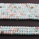 1  Strand Peru opal Faceted Roundells -Round  Roundells 7mmx9mm-13 Inches BR0321 - Tucson Beads