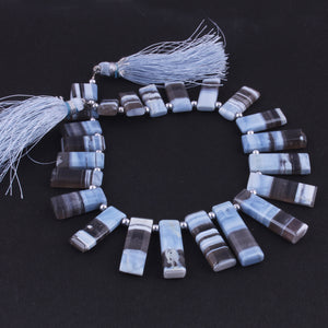 1 Strand Boulder opal Faceted Briolettes -Rectangle Shape  Briolettes -11mmx9mm - 10 Inches BR0520 - Tucson Beads