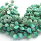 1 Strand Bio Chrysoprase Faceted Briolettes - Oval Shape Beads 14mmx10mm-15mmx10mm 9 Inches BR192 - Tucson Beads