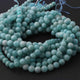 1 Strand  Amazonite Best Quality Smooth Round Balls - Smooth Balls Beads - 9mm 15 Inches BR0045 - Tucson Beads