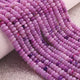 1  Strand Natural Lavender Opal  Smooth Rondelle -Gem Stone Beads Plain Rondelles  Beads, 6mm-13 Inches BR02963 - Tucson Beads